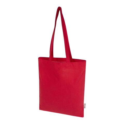 Madras Blend 140 g/m² GRS recycled cotton tote bag 7L Standard | Red | not available | No Branding | not available | not available | not available