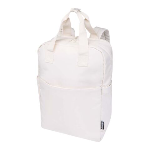 Trip 14” Aware™ recycled travel laptop backpack 9L Standard | Ivory white | No Branding | not available | not available | not available