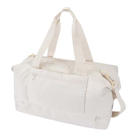 Trip Aware™ recycled travel duffel bag 42L Standard | Ivory white | No Branding | not available | not available | not available