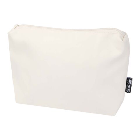 Trip Aware™ recycled travel toiletry pouch 2L Standard | Off white | not available | No Branding | not available | not available | not available