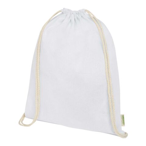 Odisha 140 g/m² OCS organic drawstring bag 5L  Standard | White | No Branding | not available | not available | not available