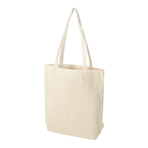 Odisha 180 g/m² OCS organic wide bottom tote bag 11L  Natural
