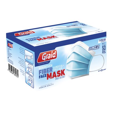 Moore type IIR face mask Light blue | Not applicable | No Branding