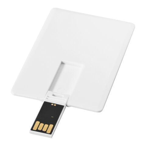 Slim card-shaped 2GB USB flash drive Standard | White | No Branding | not available | not available