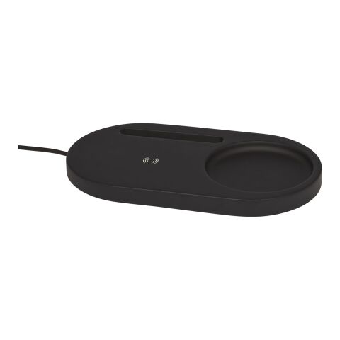 Klip 5W wireless charging desk organizer Standard | Solid black | No Branding | not available | not available