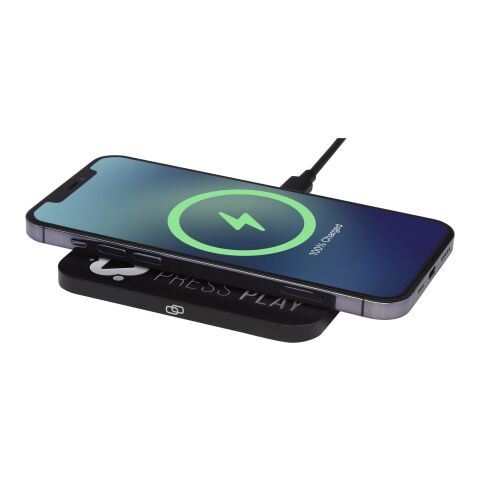 Hybrid 15W premium wireless charging pad Standard | Solid black | No Branding | not available | not available