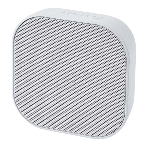 Stark 2.0 3W mini RCS recycled plastic Bluetooth® speaker Standard | White | not available | No Branding | not available | not available