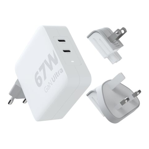 Xtorm XVC2067 GaN Ultra 67W travel charger with 100W USB-C PD cable Standard | white | No Branding | not available | not available