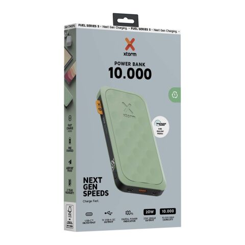Xtorm FS510 Fuel Series 10.000 mAh 20W power bank Standard | Sage | not available | No Branding | not available | not available