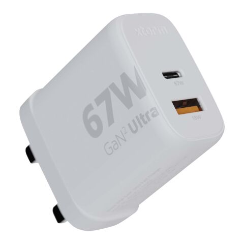 Xtorm XEC067G GaN² Ultra 67W wall charger - UK plug Standard | white | No Branding | not available | not available