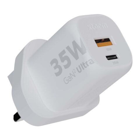 Xtorm XEC035 GaN² Ultra 35W wall charger - UK plug Standard | white | No Branding | not available | not available