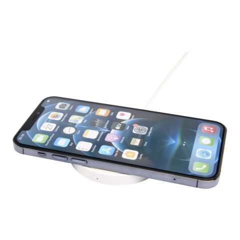 Freal 15W recycled plastic wireless charging pad Standard | white | No Branding | not available | not available