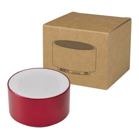 Ankaa 3W recycled aluminium wireless Bluetooth® speaker Standard | Red | No Branding | not available | not available