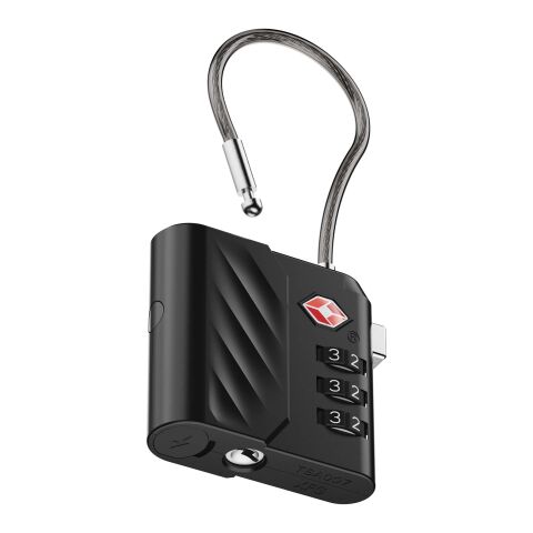 Xtorm Lock Tag TSA combination lock with location tracker Black