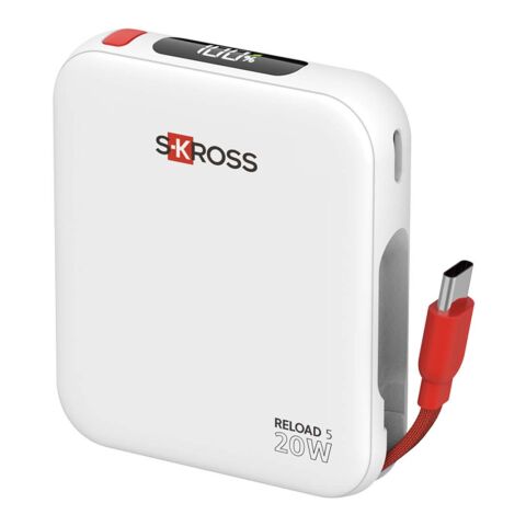 SKROSS® Reload 5000 mAh power bank White