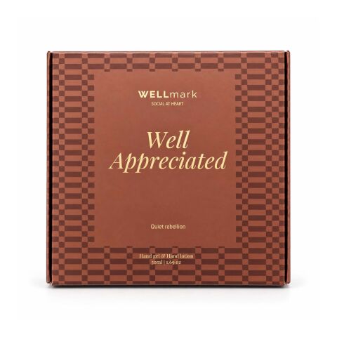 Wellmark Quite Rebellion 70 ml hand wash and 70 ml hand lotion gift set Maroon