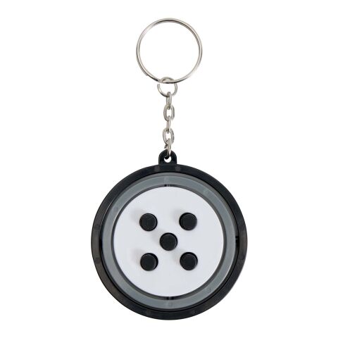 Spinx recycled plastic gyroscope fidget keychain Standard | Solid black | not available | No Branding | not available | not available