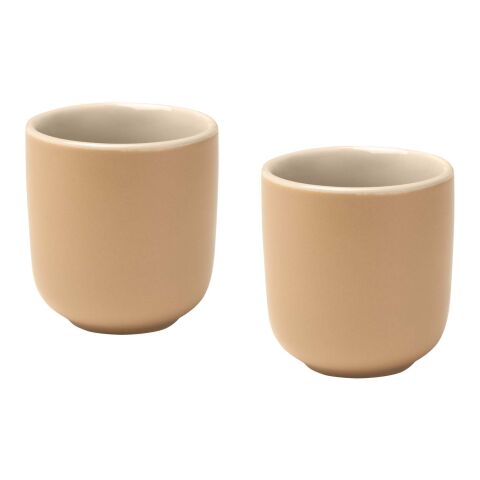 Male 90 ml ceramic espresso cups - set of 2 Standard | Oatmeal | not available | No Branding | not available | not available