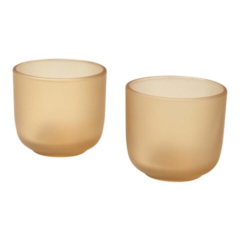 Male 200 ml glass cups - set of 2 Standard | Oatmeal | No Branding | not available | not available