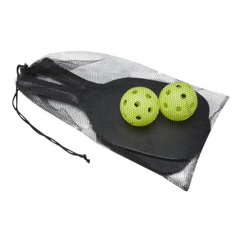 Enrique paddle set in mesh pouch Standard | Solid black | No Branding | not available | not available