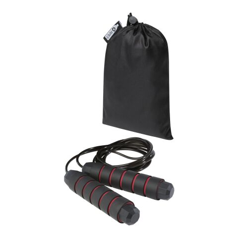 Austin soft skipping rope in recycled PET pouch Standard | Red | No Branding | not available | not available | not available