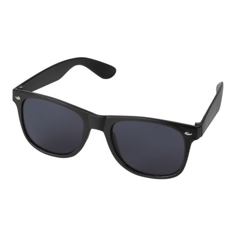 Sun Ray recycled plastic sunglasses Standard | Solid black | not available | No Branding | not available | not available