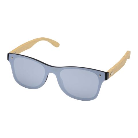 Tan sunglasses with bamboo temples Silver | not available