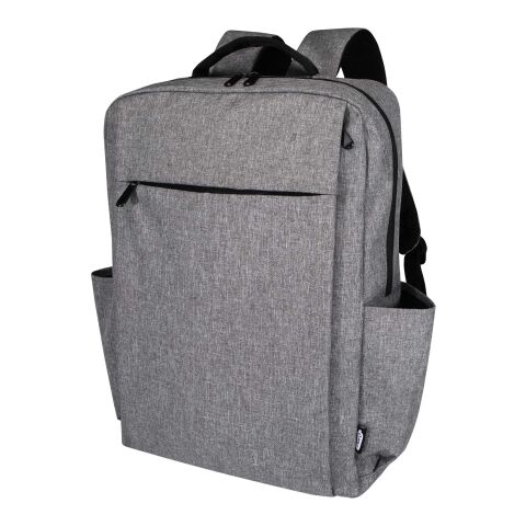 Libra 15” GRS recycled laptop backpack 15L Standard | Heather grey | not available | No Branding | not available | not available | not available