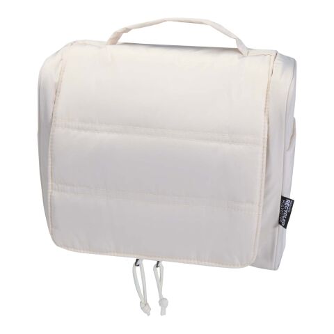Puffer GRS recycled hangable toiletry bag 8L Standard | Sandstone | No Branding | not available | not available | not available