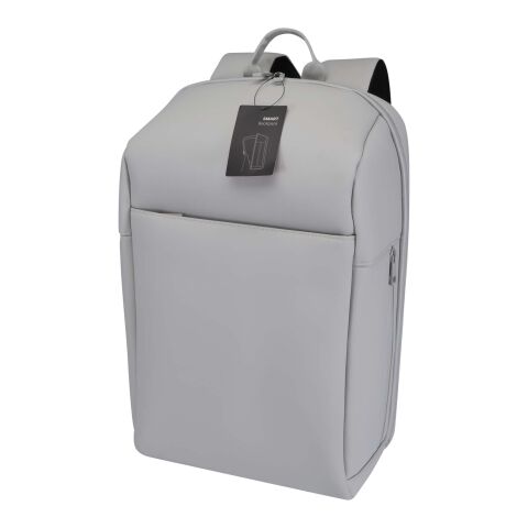 SMART 15" GRS recycled laptop backpack 18L Light grey