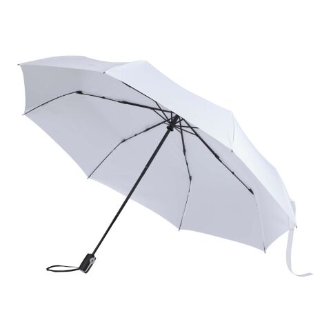 Gale 27" foldable auto open &amp; close RPET umbrella White