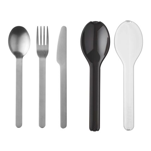 Mepal Ellipse cutlery set  Standard | Solid black | Not applicable | No Branding | not available | not available