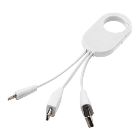 Troop 3-in-1 charging cable Standard | White | No Branding | not available | not available | not available