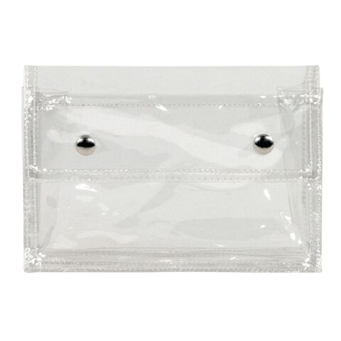 Halfar bag with press buttons UNIVERSAL Transparent | Without Branding