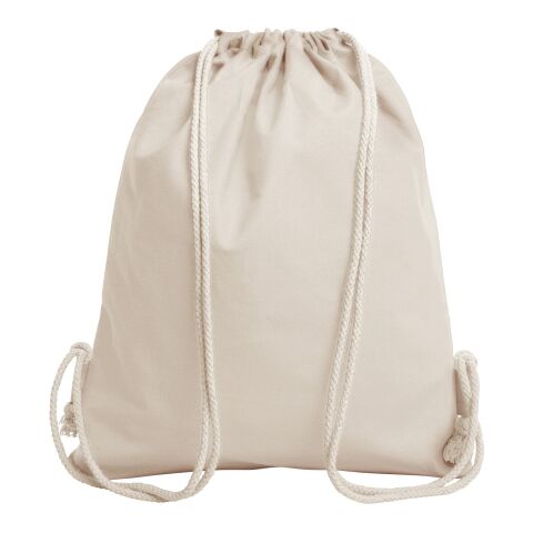 Halfar drawstring bag ORGANIC light grey | Without Branding | not available