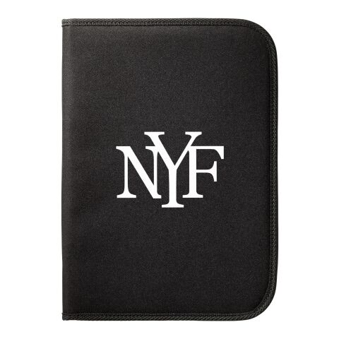 Berkely A4 zippered portfolio Standard | Solid black | Not applicable | No Branding | not available | not available | not available