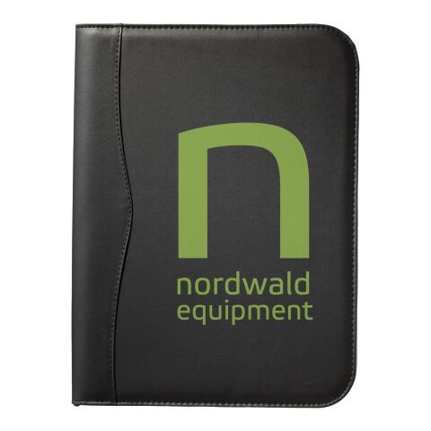 Ebony A4 zippered portfolio Standard | Solid black | Not applicable | No Branding | not available | not available
