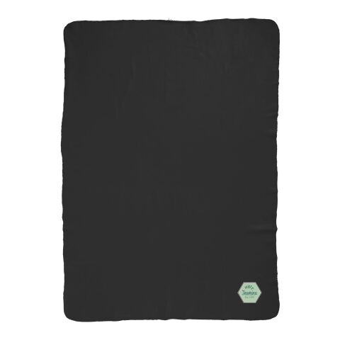 Huggy fleece plaid blanket with carry pouch Standard | Black | Not applicable | No Branding | not available | not available | not available