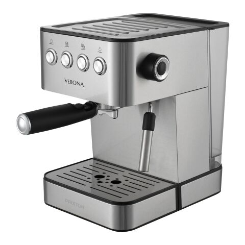 Prixton Verona coffee machine Silver | No Branding