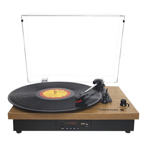 Prixton Studio vinyl turntable Brown | No Branding