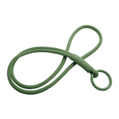 Tubyard lanyard with elastic tube Olive | No Branding | not available | not available