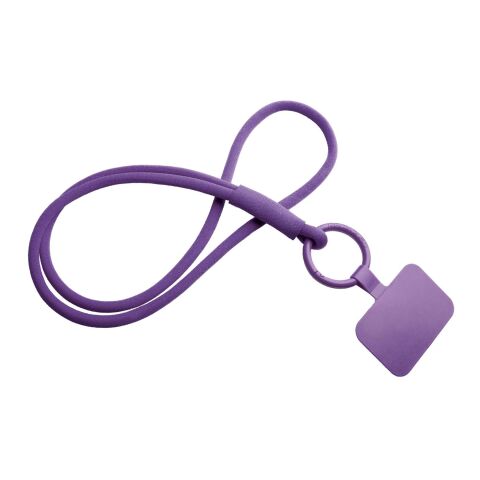Tubyard lanyard phone holder with elastic tube Purple | No Branding | not available | not available