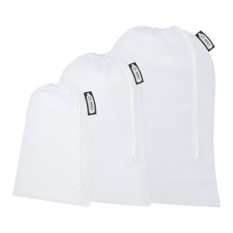 Rob set of 3 recycled PET sublimation vegetable bags White | No Branding | not available | not available