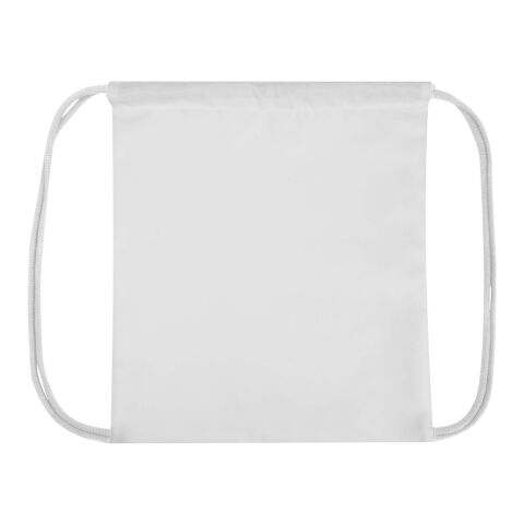 Clif sublimation RPET drawstring bag white-white | No Branding | not available | not available