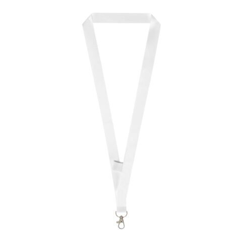Neve sublimation lanyard with loop White | 20mm | No Branding | not available | not available