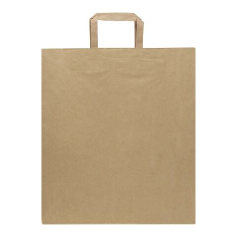 Kraft 80-90 g/m2 paper bag with flat handles - 32 x 17 x 39 cm Kraft brown | No Branding | not available | not available
