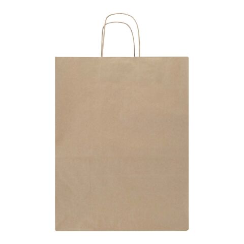 Kraft 80-90 g/m2 paper bag with twisted handles - 25 x 15 x 32 cm Kraft brown | No Branding | not available | not available