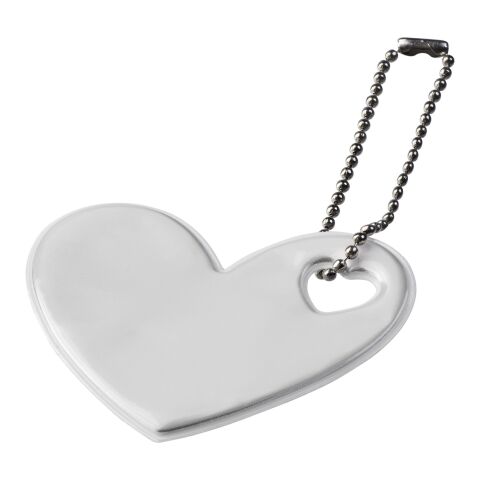 RFX™ H-12 heart reflective PVC hanger White | No Branding | not available | not available