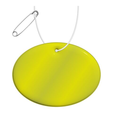 Reflective hanger round large Neon yellow | not available | No Branding | not available | not available