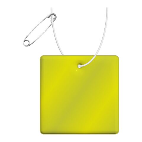 Reflective hanger square Neon yellow | No Branding | not available | not available